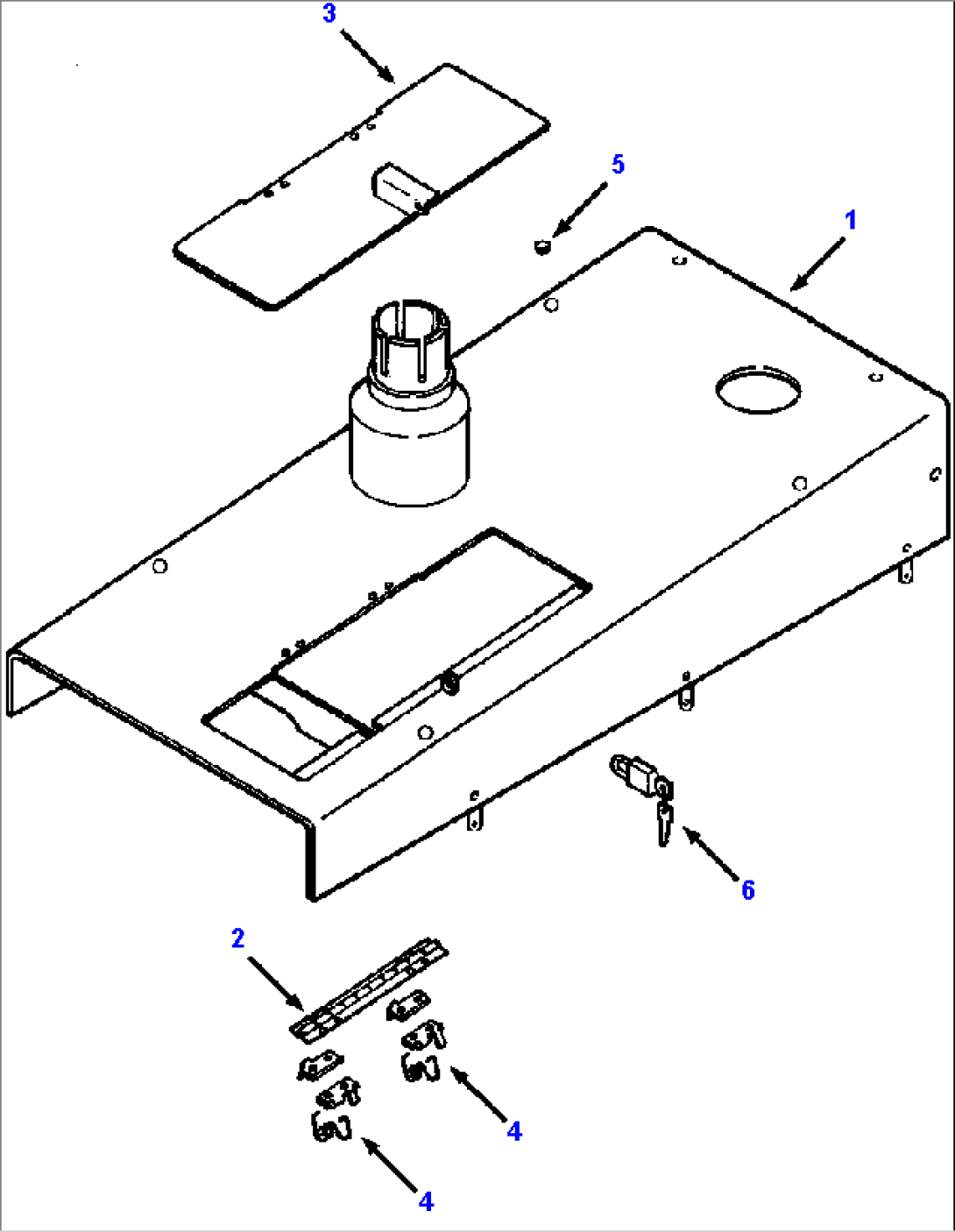 FIG. M2140-02A0 SOLID HOOD