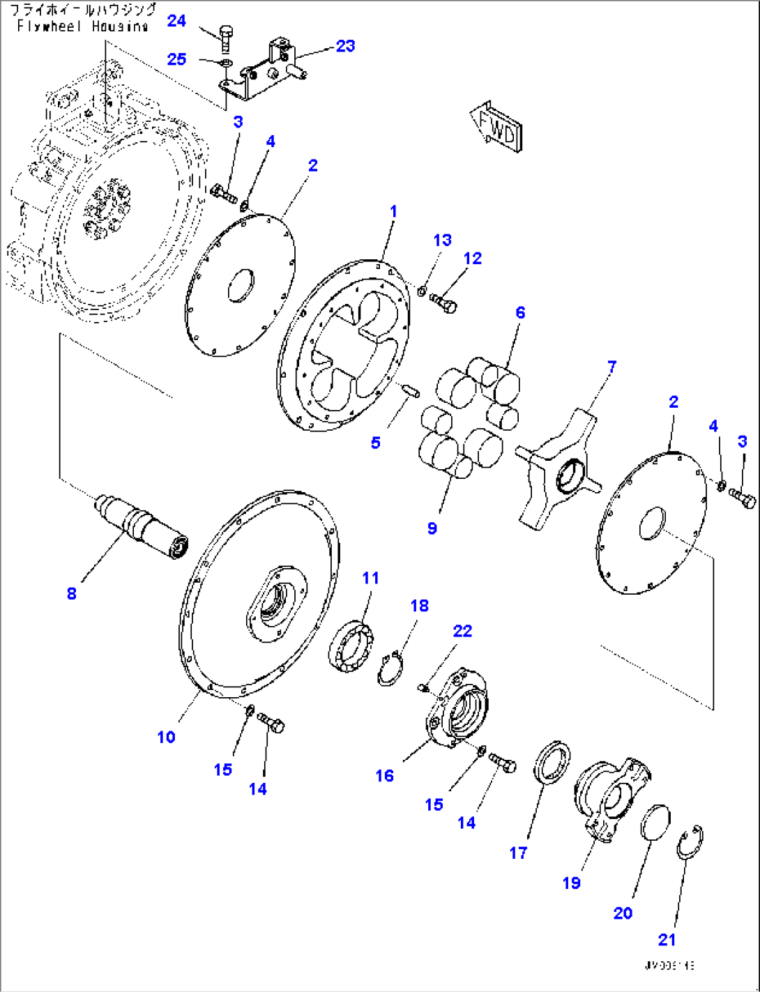 Engine Related Parts, Damper (#10001-)