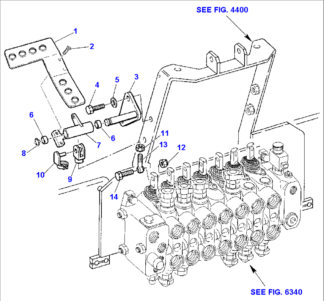 BACKHOE CONTROL PEDAL (LEFT SIDE)