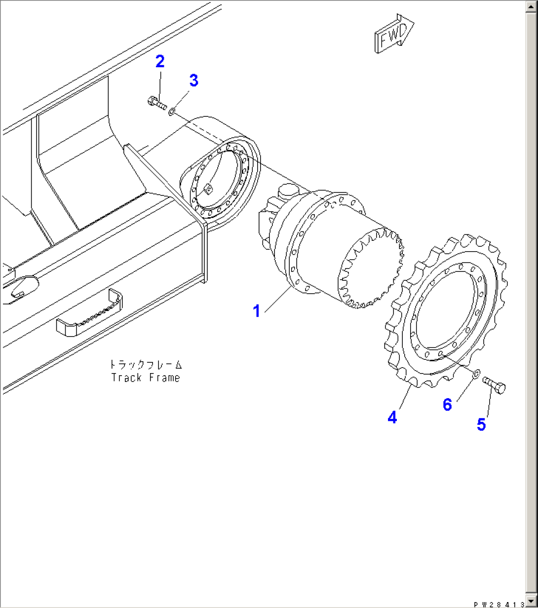 FINAL DRIVE AND COVER