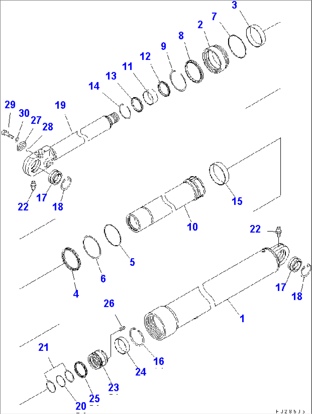 HOIST CYLINDER (INNER PARTS)
