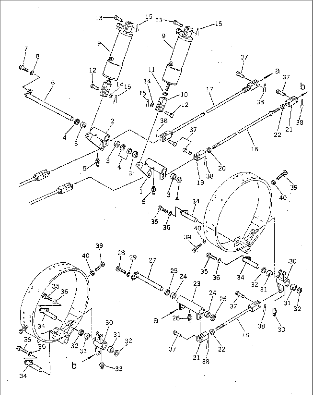 WINCH BRAKE LINKAGE