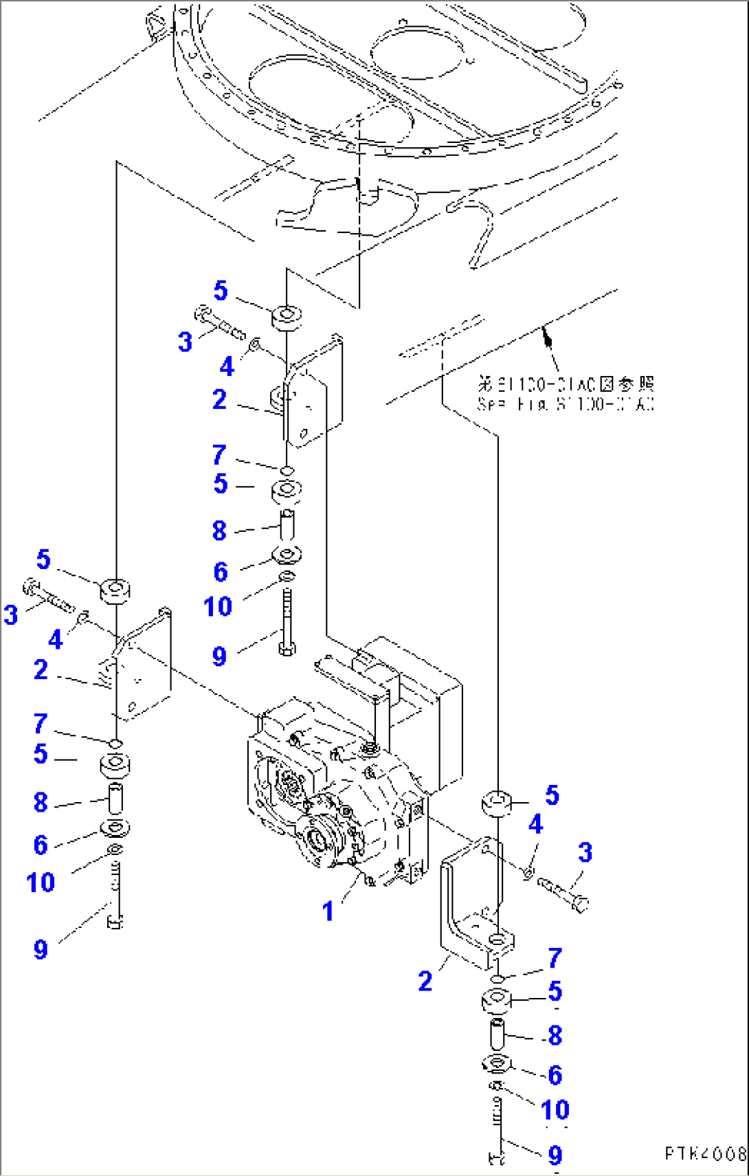 TRANSMISSION AND MOUNTING PARTS (20-30 KPH AND 30 KPH)