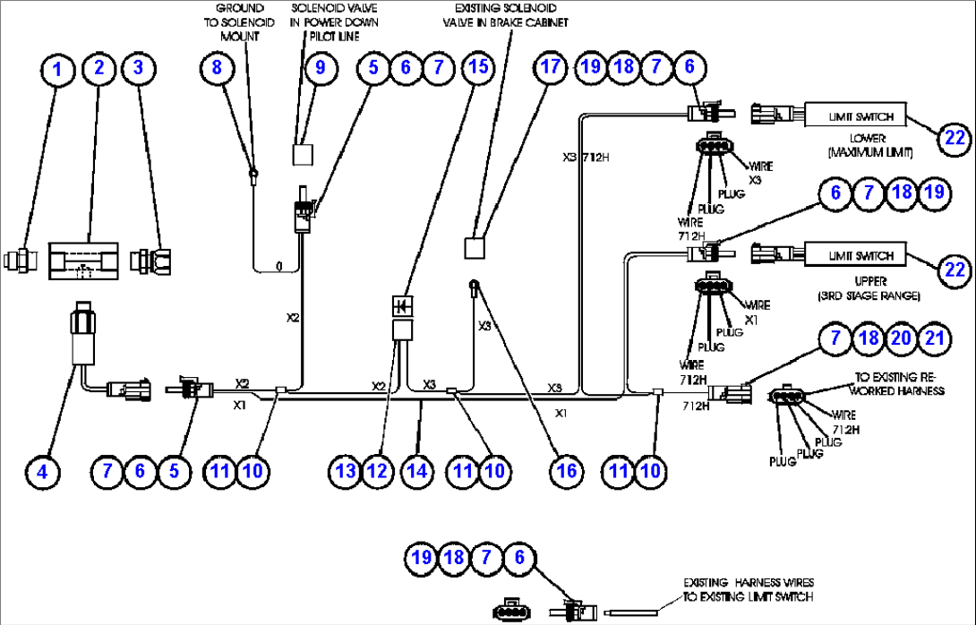 HOIST LIMIT SWITCH KIT - 2 (MK3661)