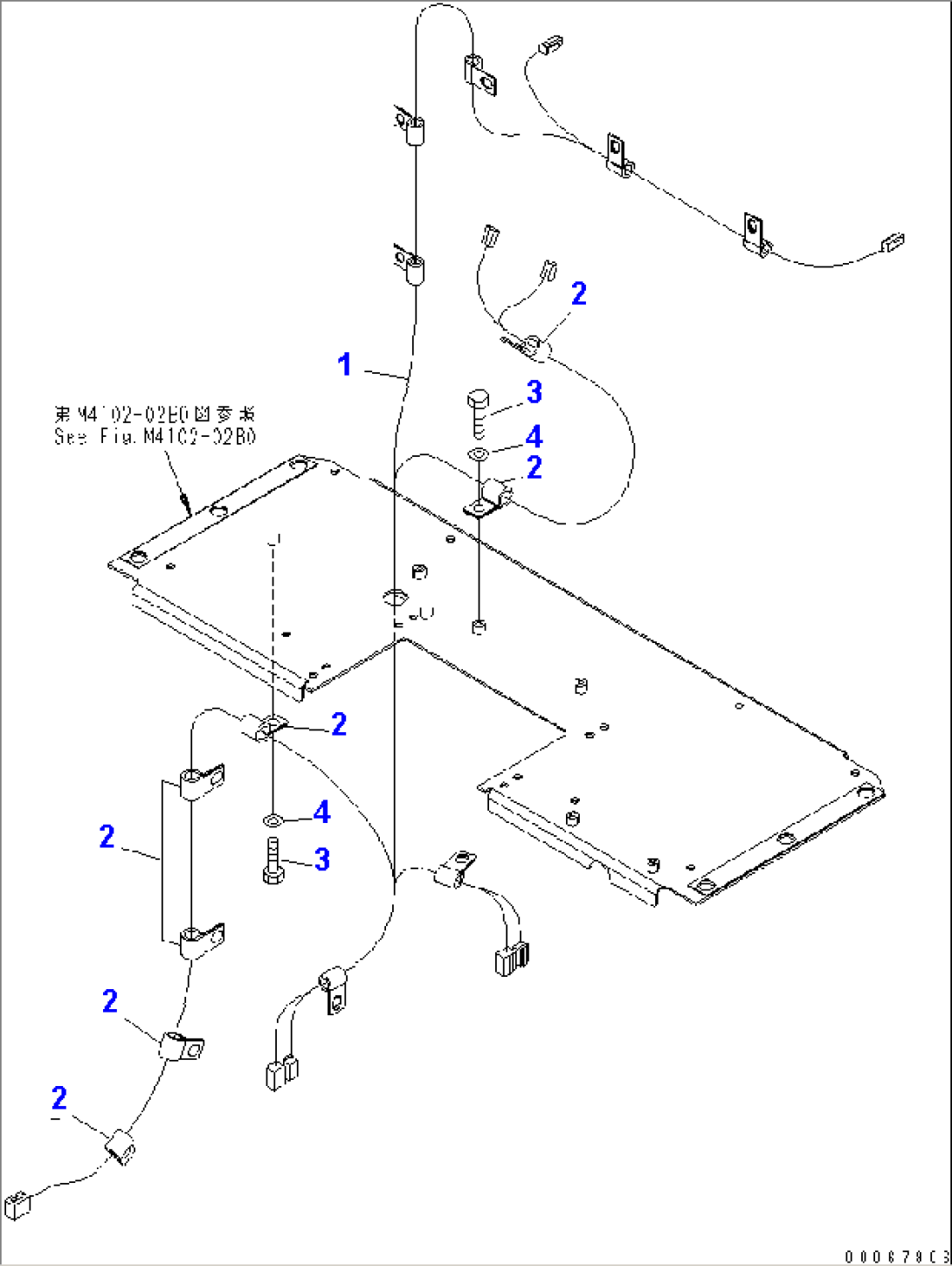 BULKHEAD (REAR HARNESS)(#60002-)