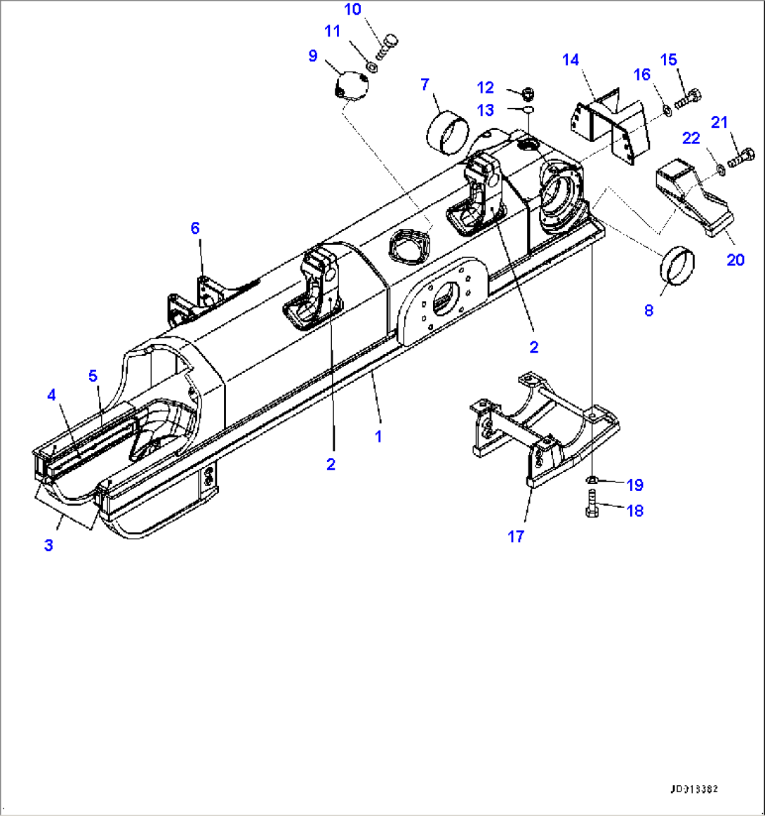 Track Frame, Track Frame, L.H. (#20003-)