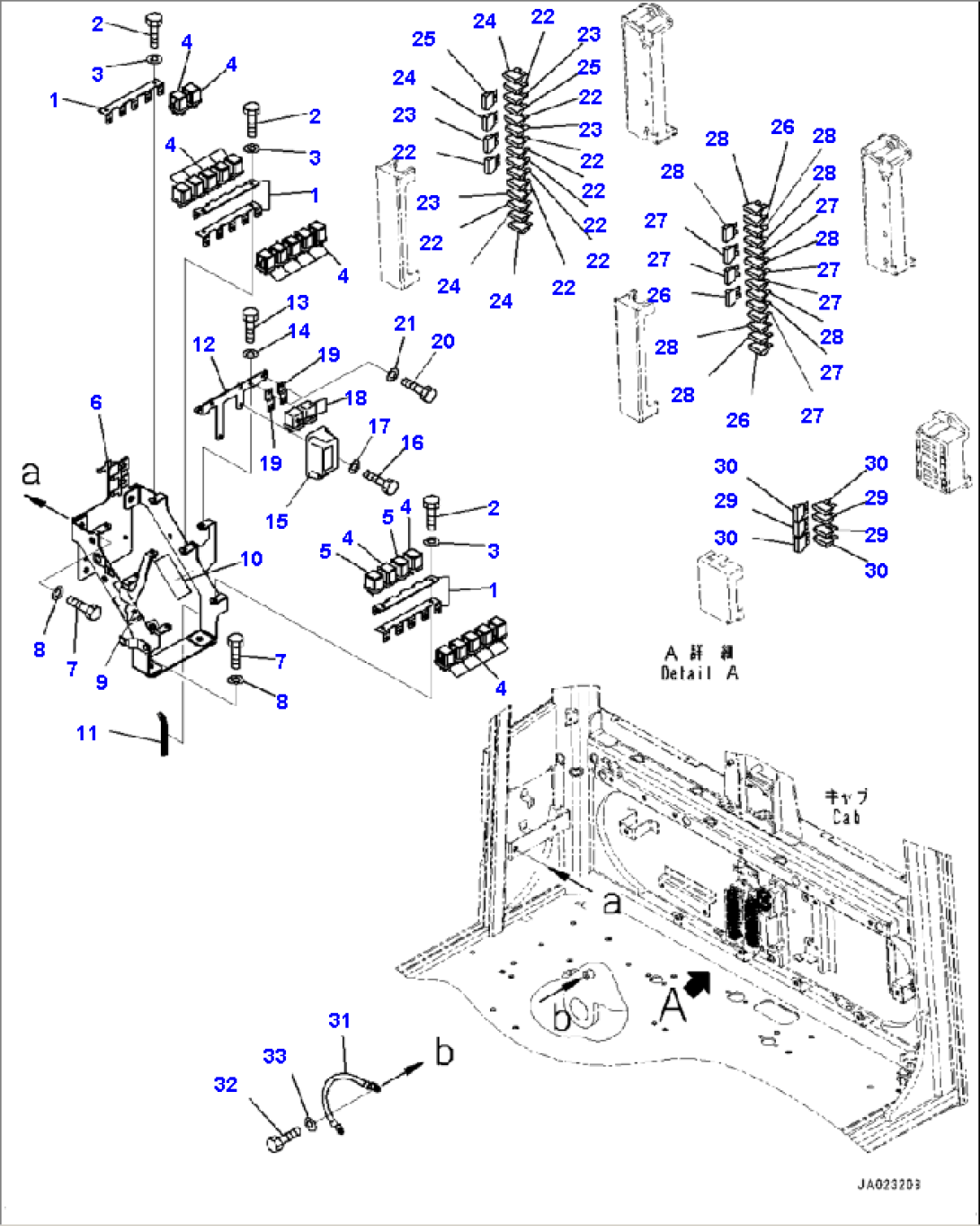 K0210-001037 CAB FUSES AND FUSE BOX