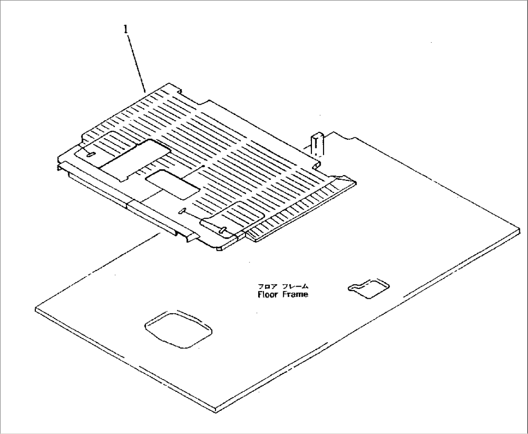 FLOOR MAT (FOR WRIST CONTROL) (FOR ADDITIONAL PIPING)