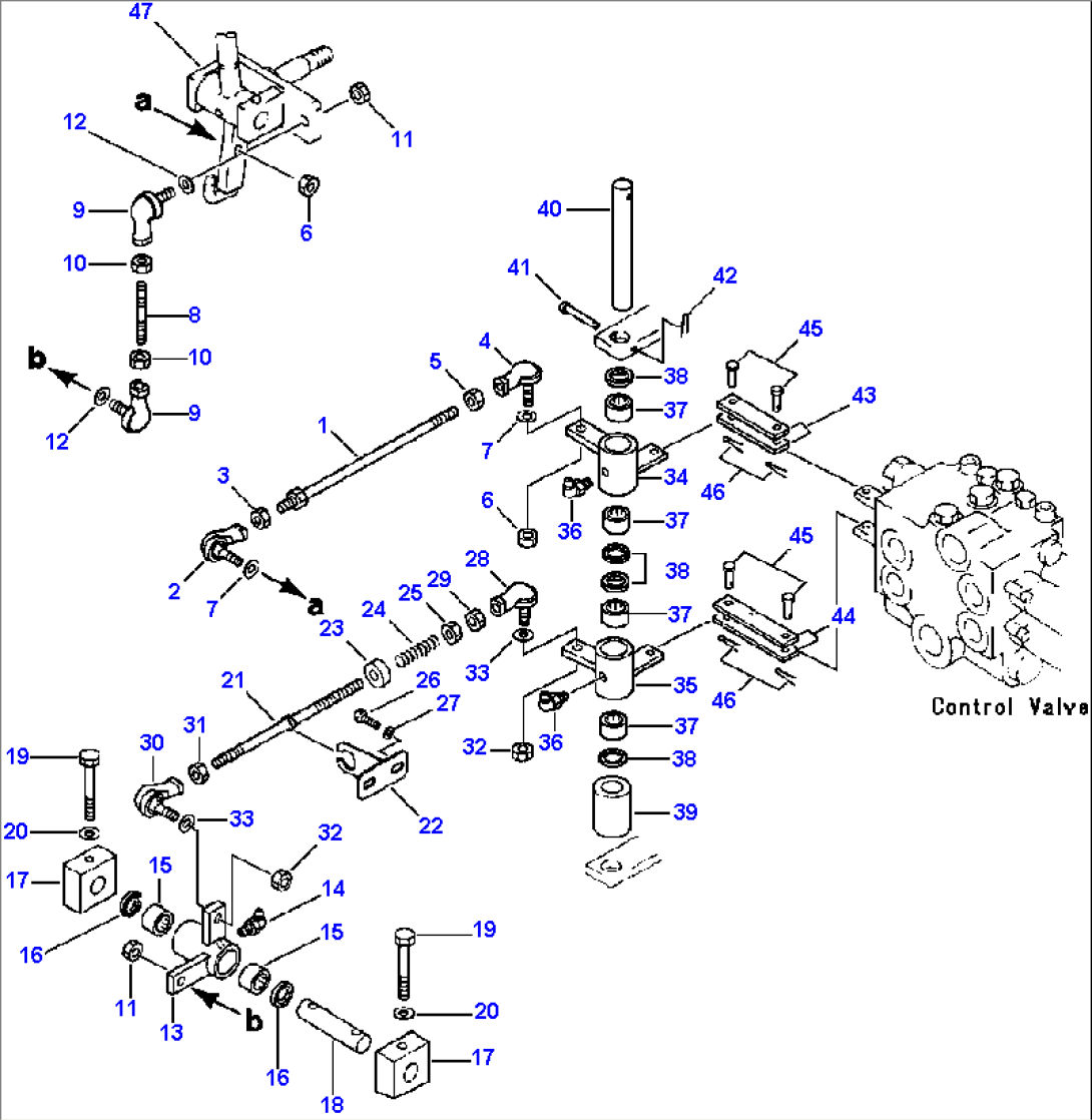 WORK EQUIPMENT CONTROL LINKAGE