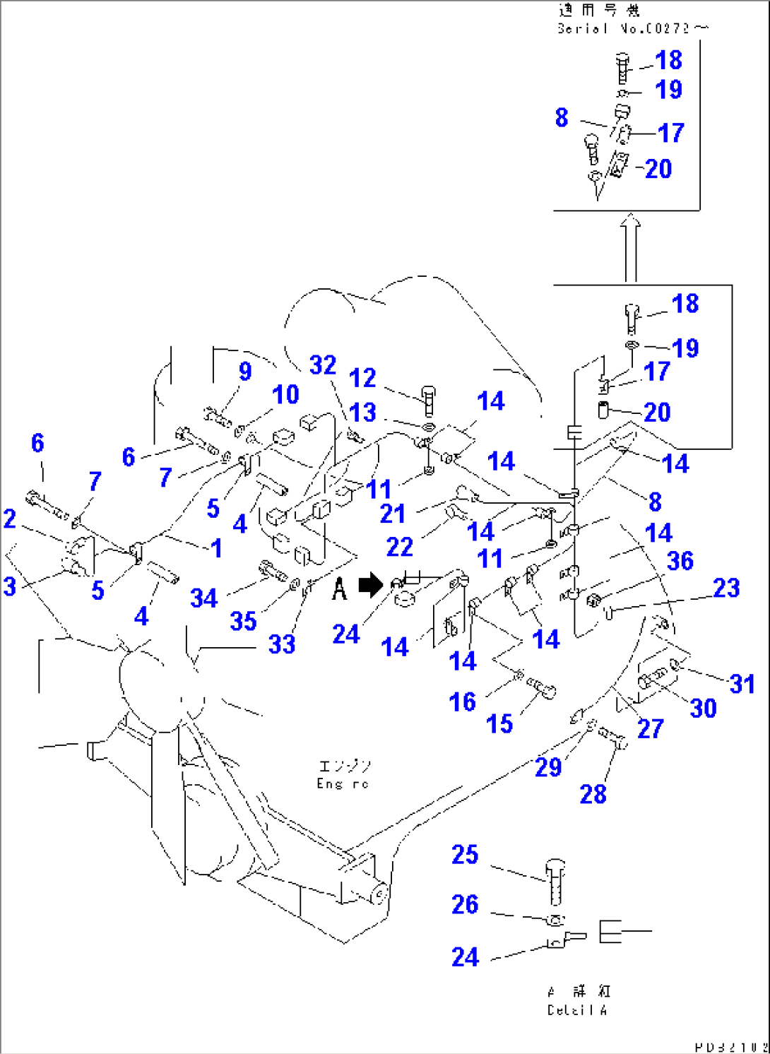 WIRING¤ ENGINE (FOR GAUGE TYPE PANEL)