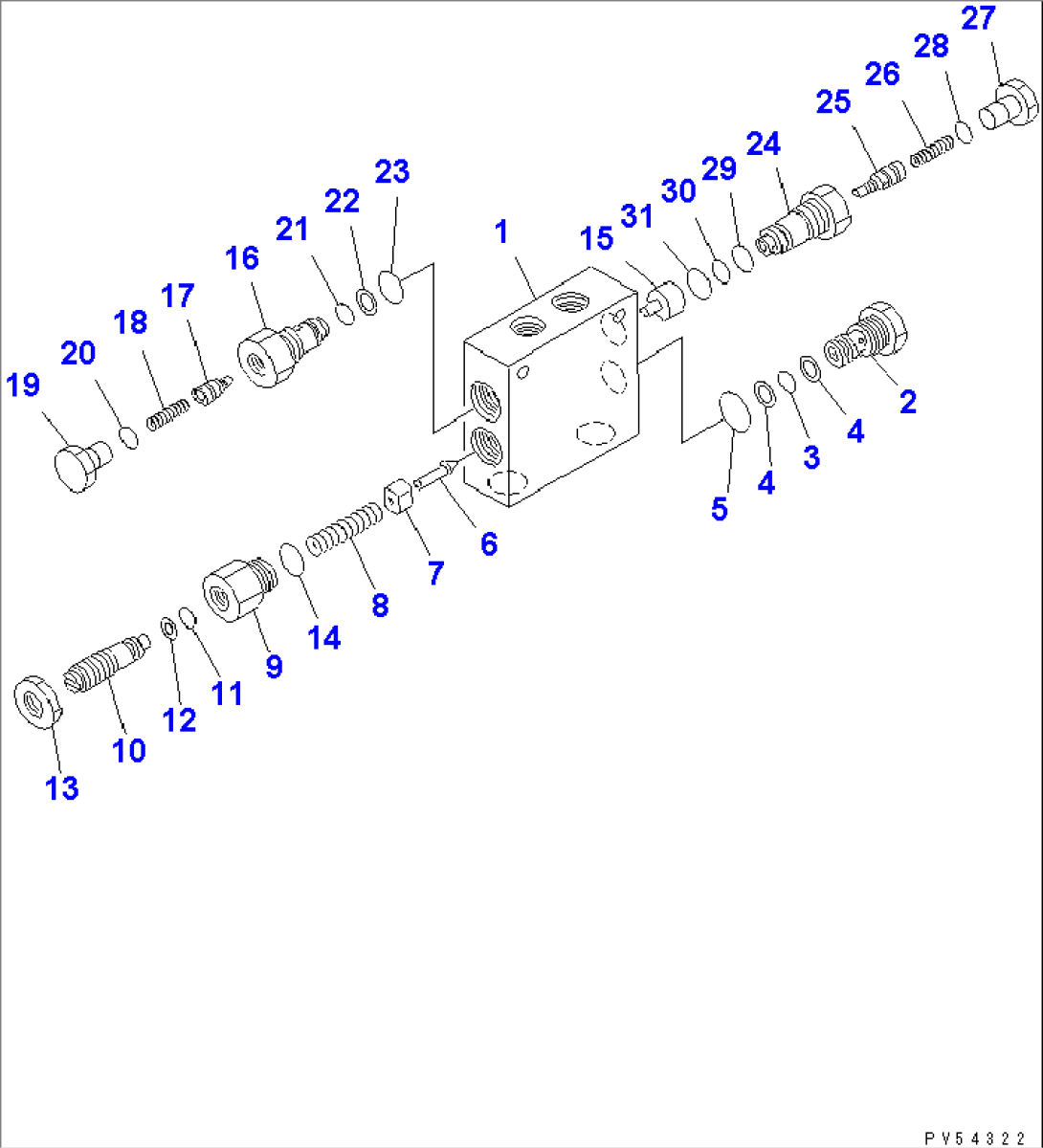 PILOT CHECK VALVE (FOR RIPPER)