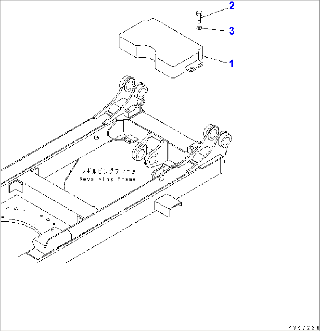 COUNTER WEIGHT (WITH CAB)(#1175-)