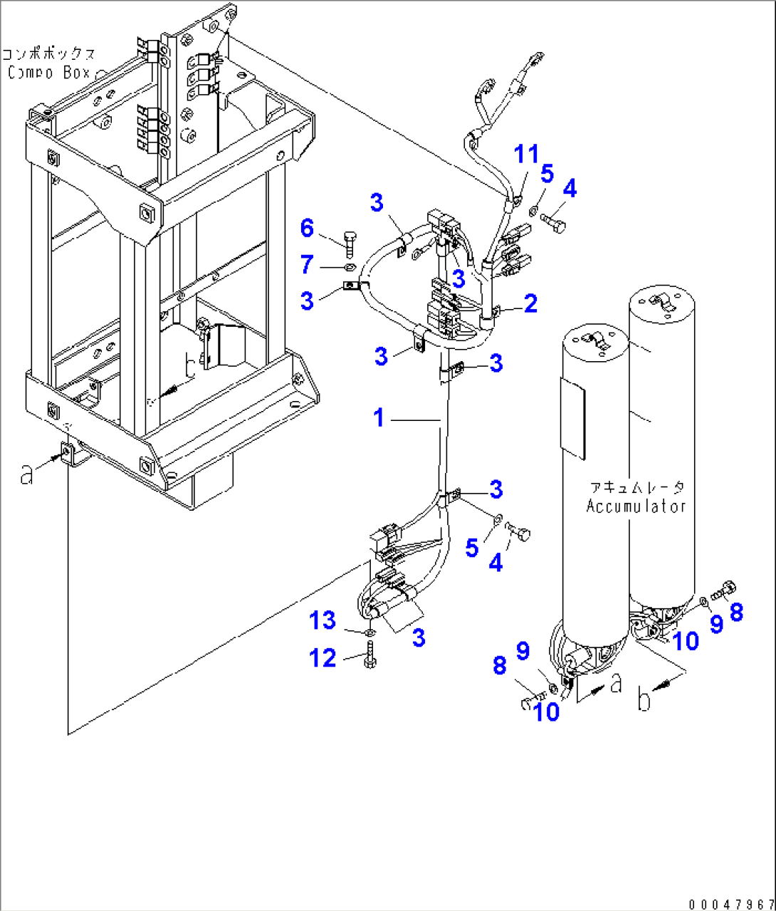 BRAKE COMPO BOX (WIRING HARNESS)(#55001-)