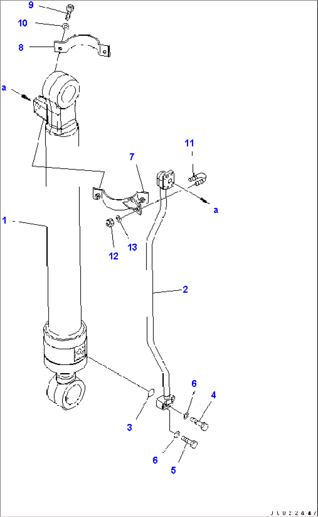 BUCKET CYLINDER (PIPING)