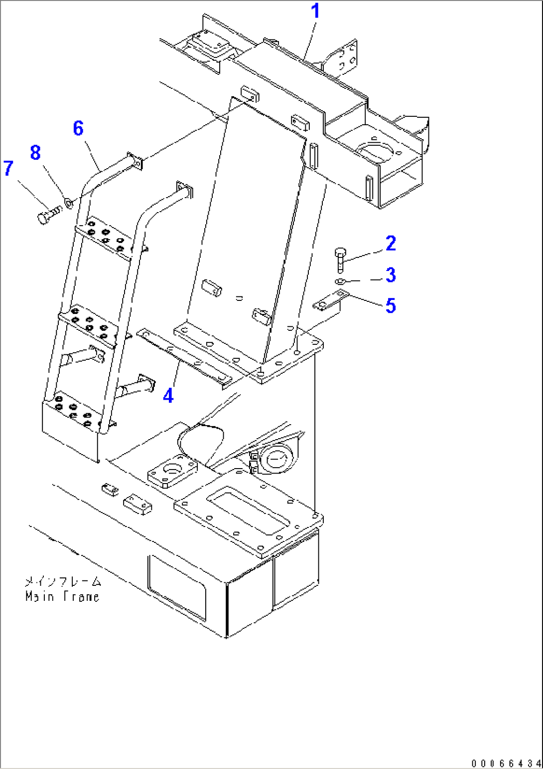 FRONT SUPPORT (L.H)(#11001-)