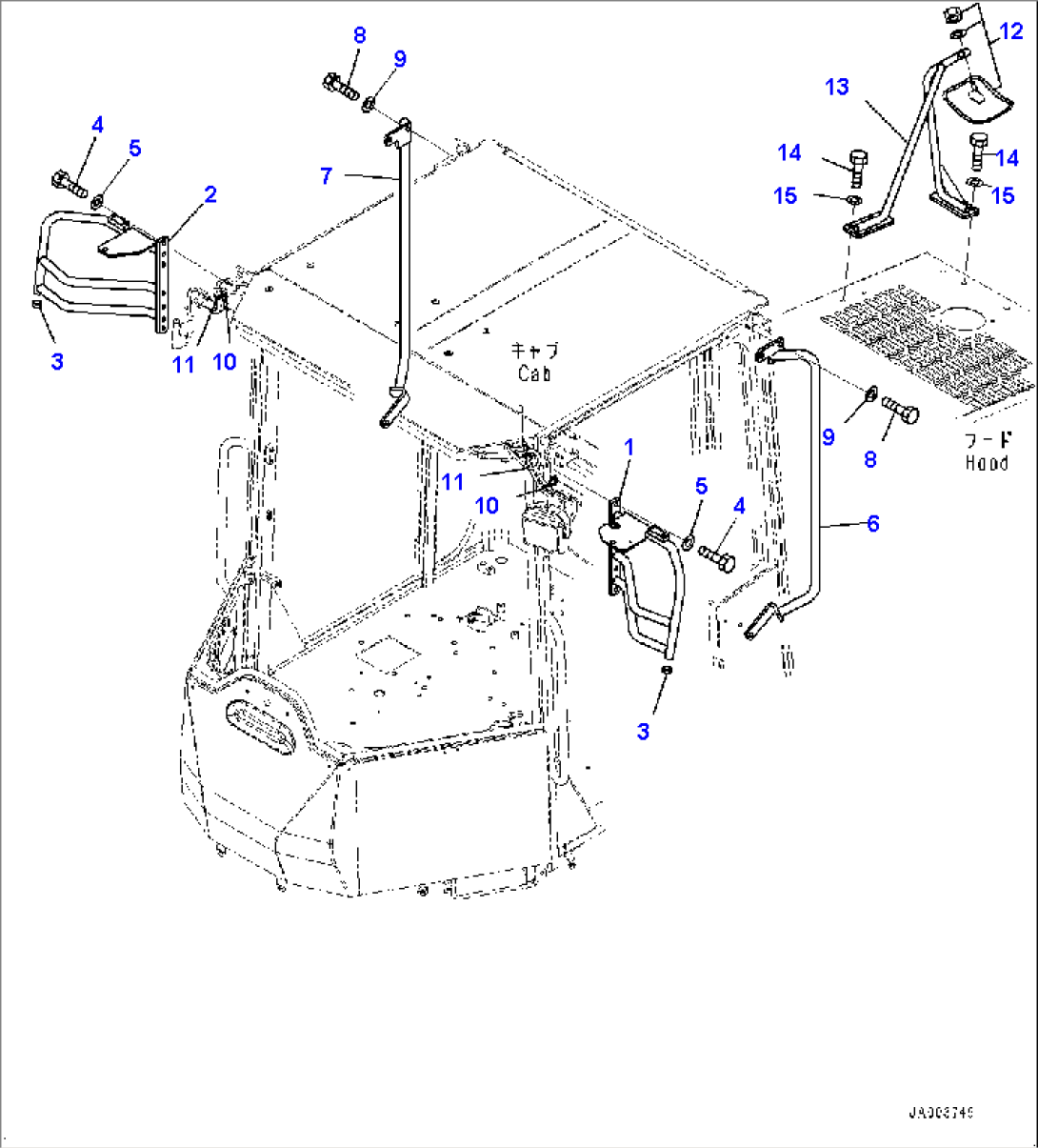 Rearview Mirror and Rear Under View Mirror (#80001-)