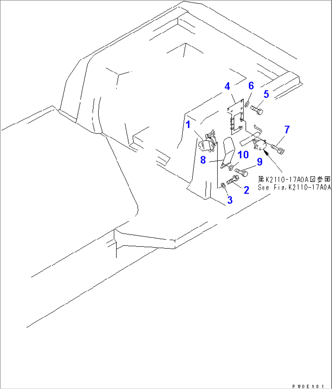 FLOOR FRAME (ELECTRICAL EQUIPMENT) (EU SPEC.)(#65209-)