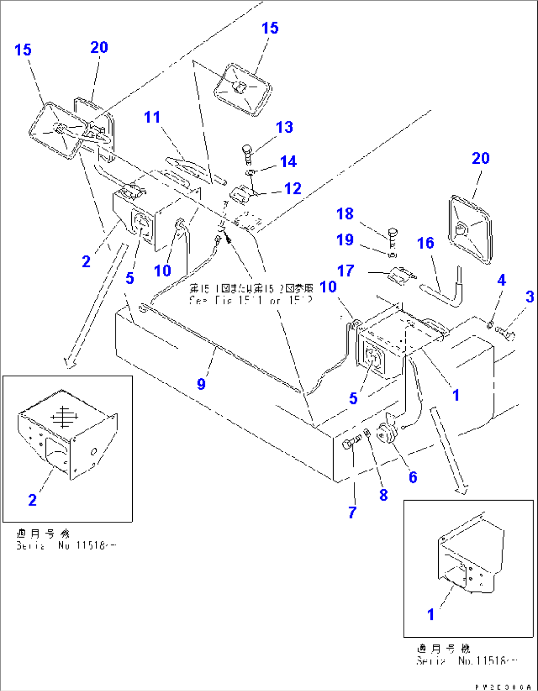 ELECTRICAL SYSTEM (FRONT LINE AND FRONT MIRROR)