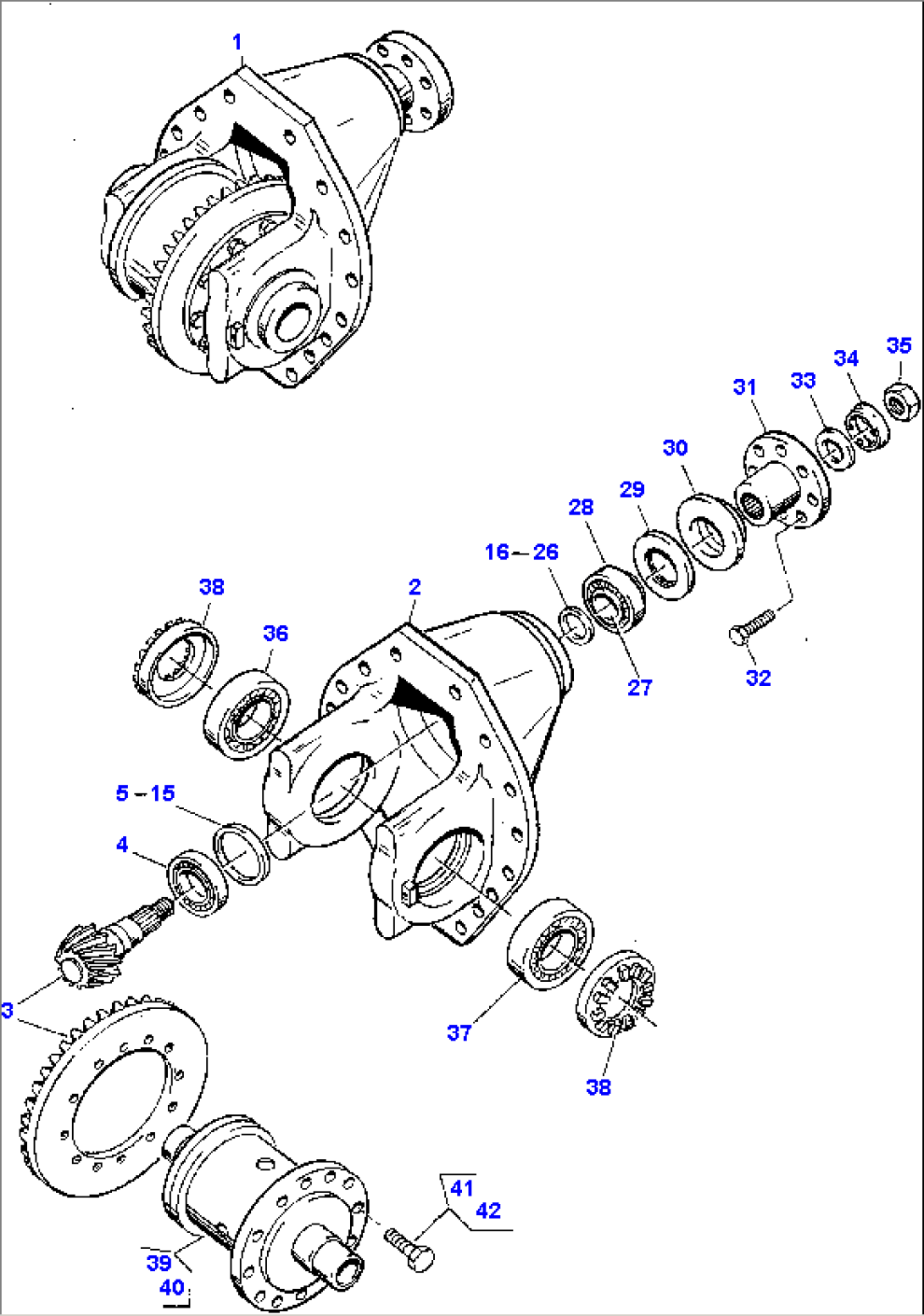 AXLE INSERT, REAR AXLE