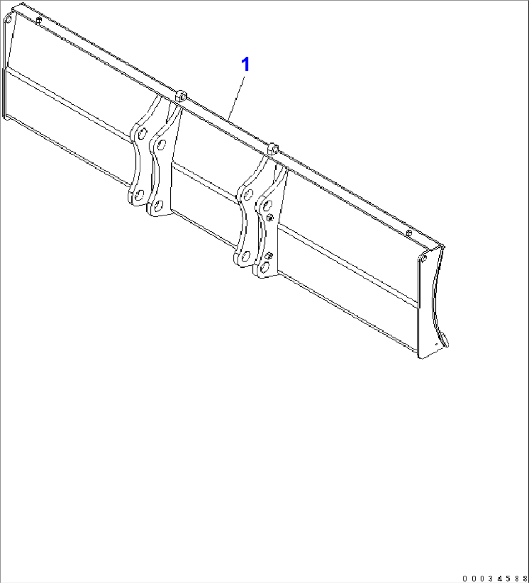 BLADE (FOR 2.55M WIDTH REAR DOZER)