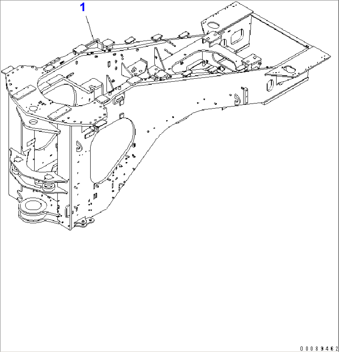 REAR FRAME (ADDITIONAL COOLER)(#50085-)