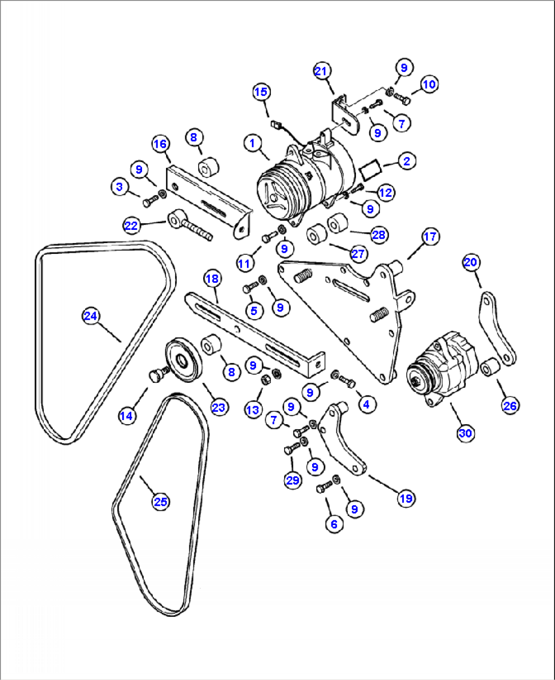 K4560-01A06 CAB AIR CONDITIONING ENGINE KIT