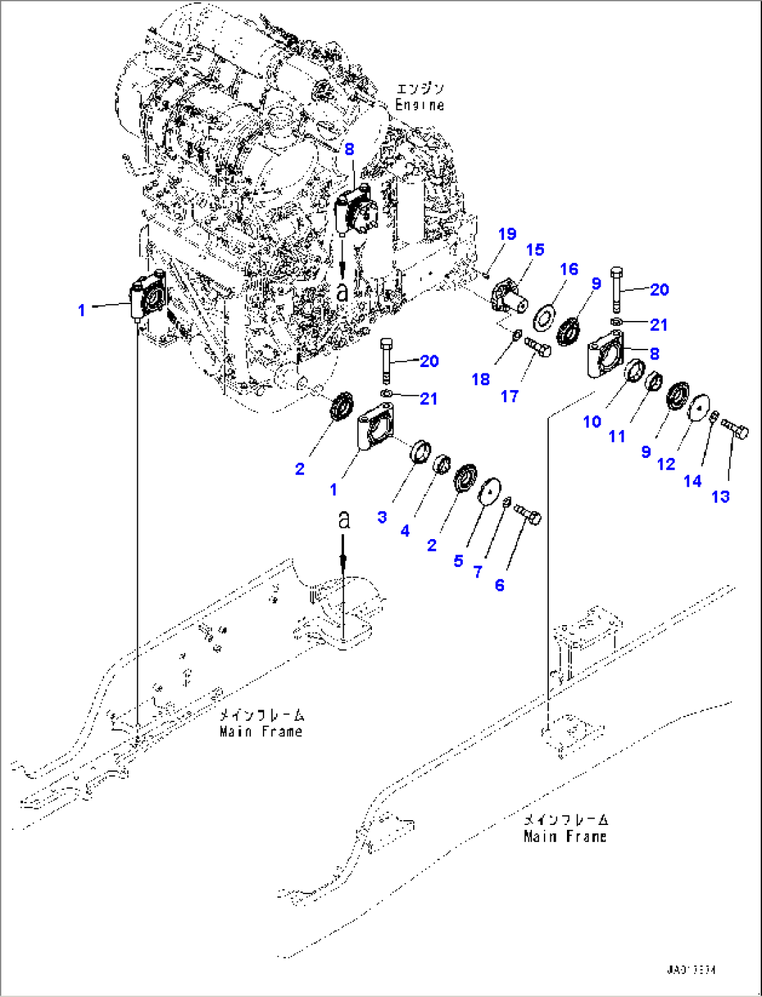 Engine Mounting (#22083-)
