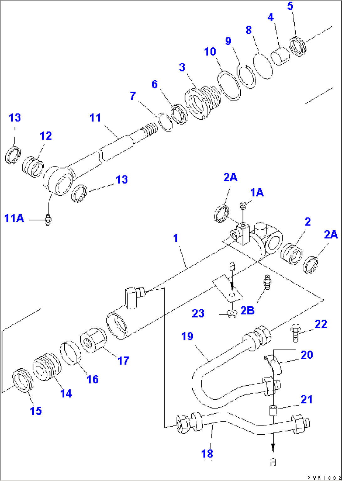 STEERING CYLINDER(#64088-)