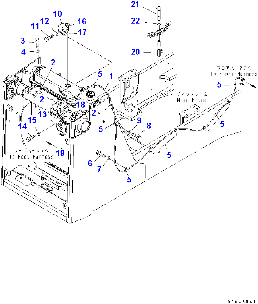 WIRING (RADIATOR)(#11001-11159)