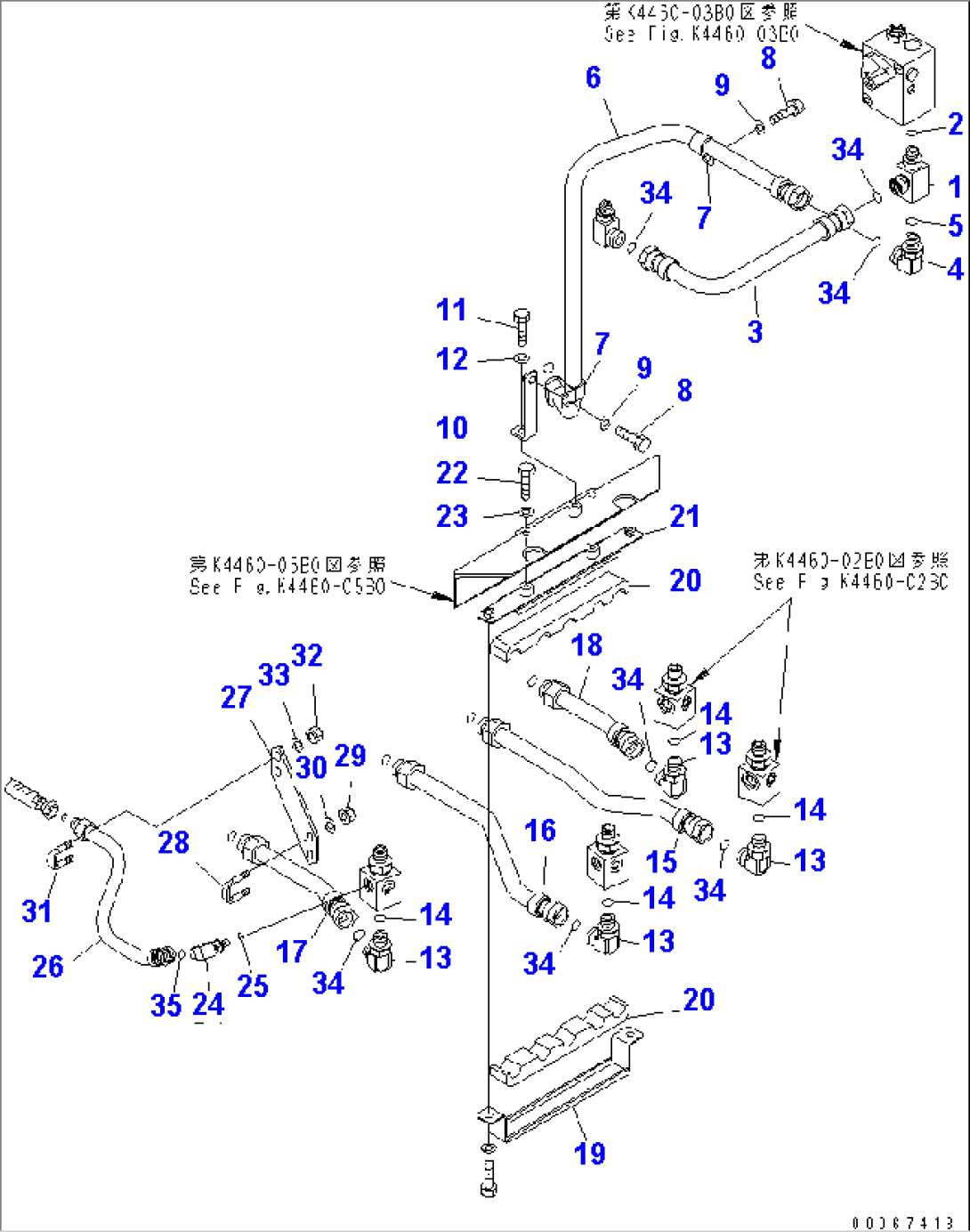 BRAKE CONTROL (ACCUMULATOR RELATED PARTS)(#60002-)