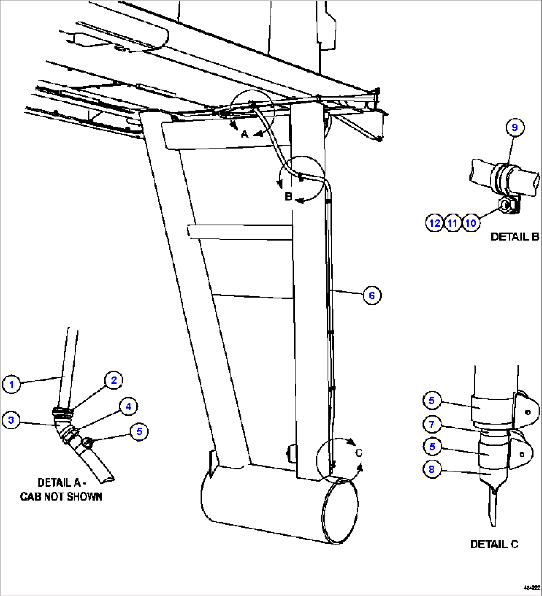 HEATER/AC DRAIN HOSE INSTALLATION