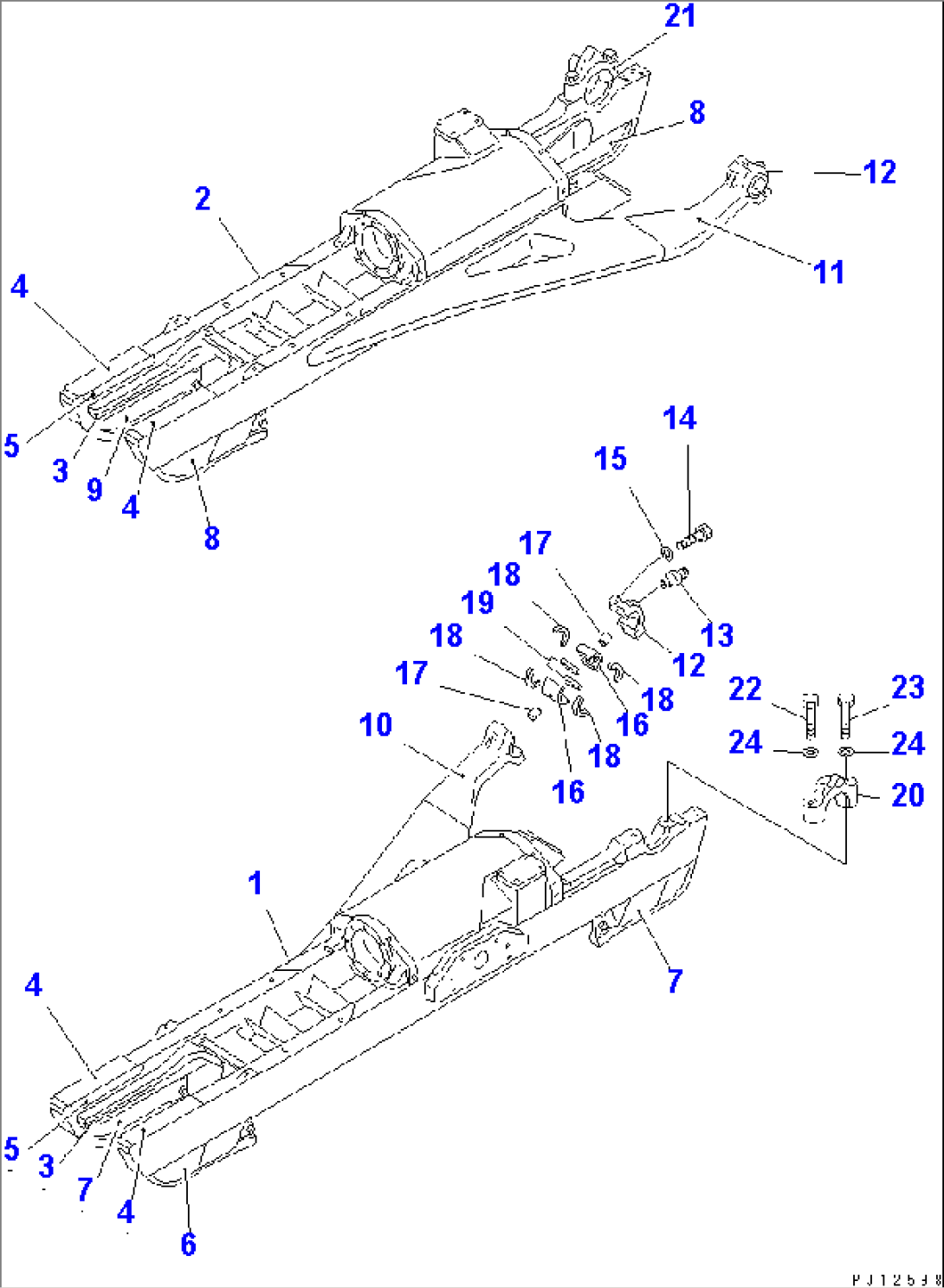 TRACK FRAME(#35001-)