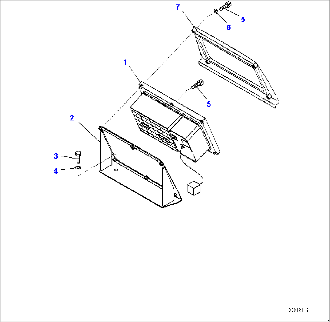 Floor Frame, Monitor Panel (#30147-)
