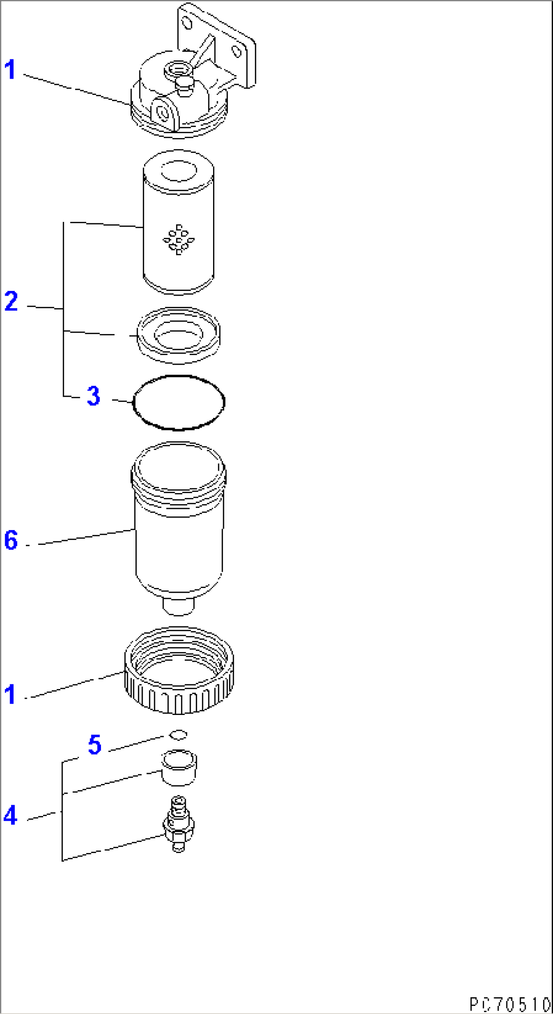 WATER FILTER (INNER PARTS)