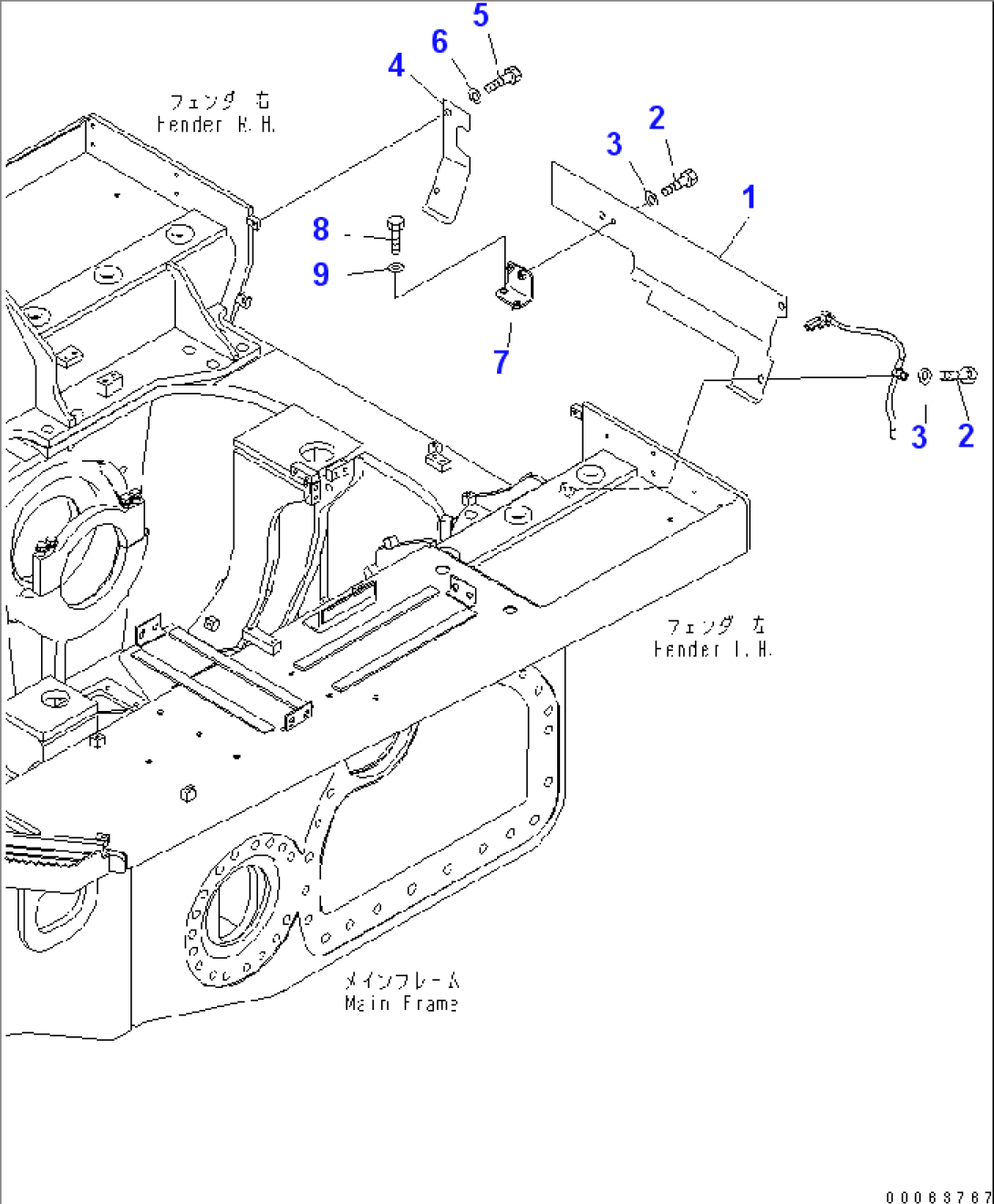 REAR COVER(#85001-)