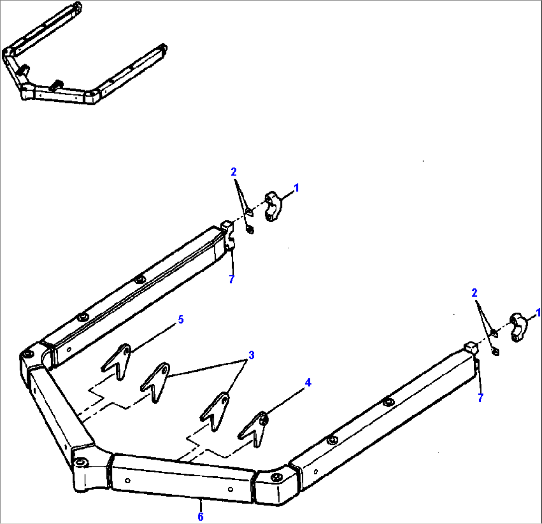 OUTSIDE ARM - C-FRAME