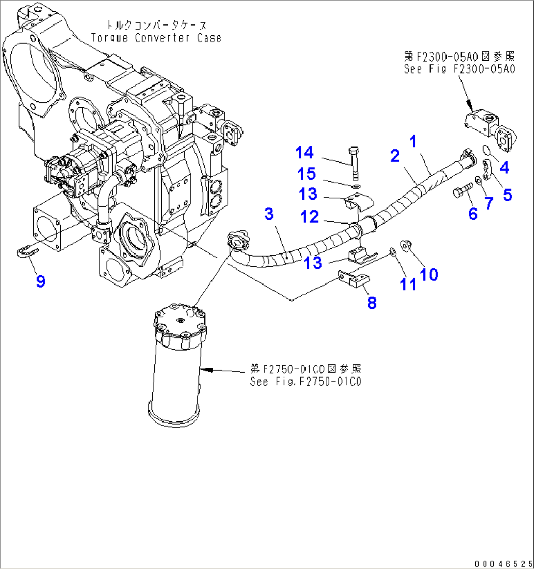 POWER TRAIN FILTER PIPING(#20001-)