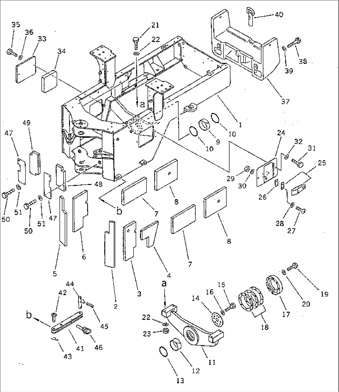 REAR FRAME(#32001-)