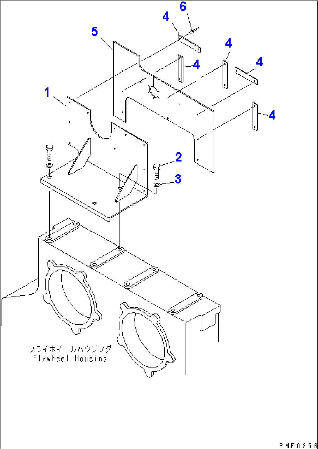 ENGINE COVER (CENTER BRACKET)(#11277-)