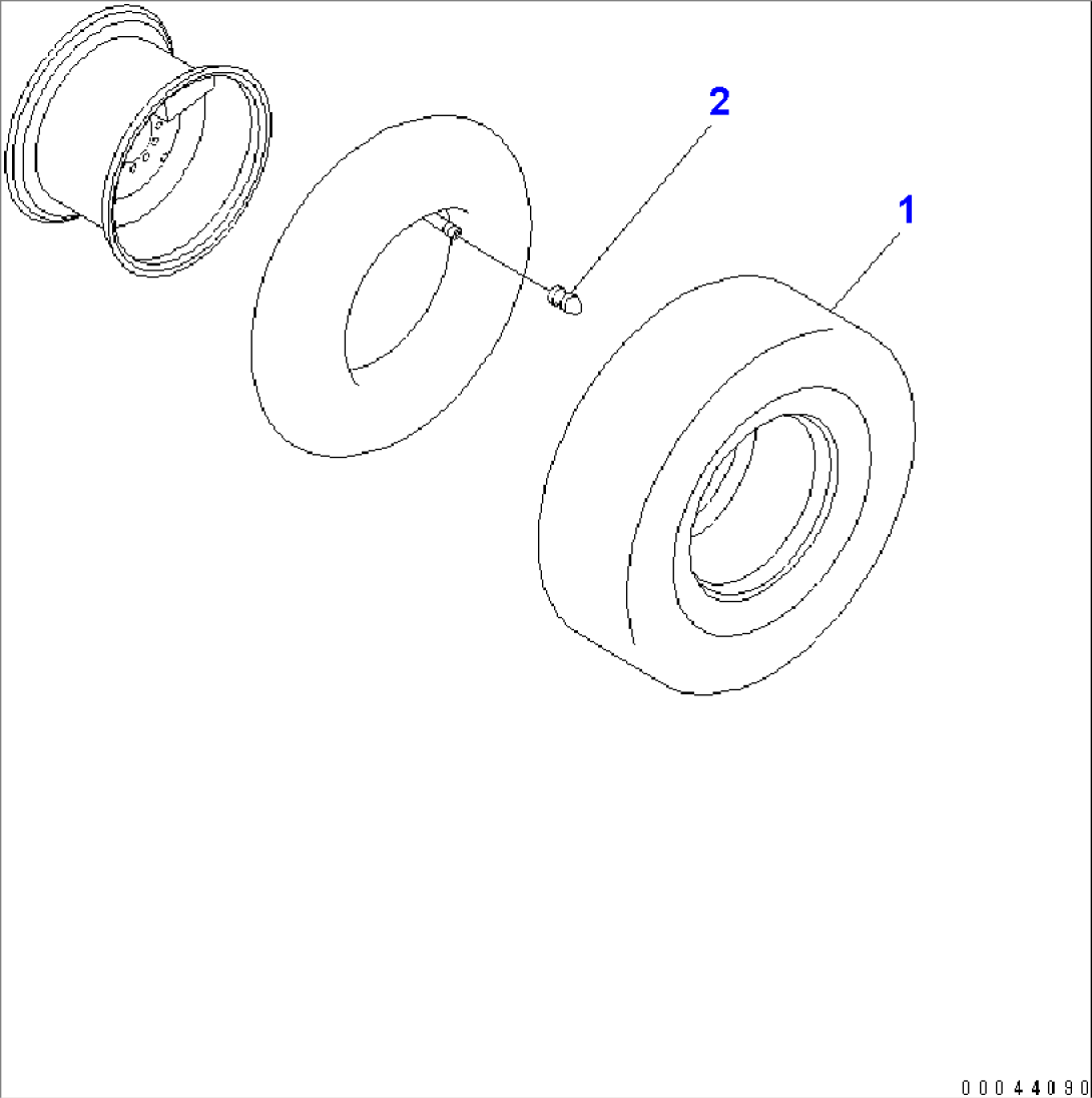 TIRE (16.9-24 10PR L3 TUBE TIRE)