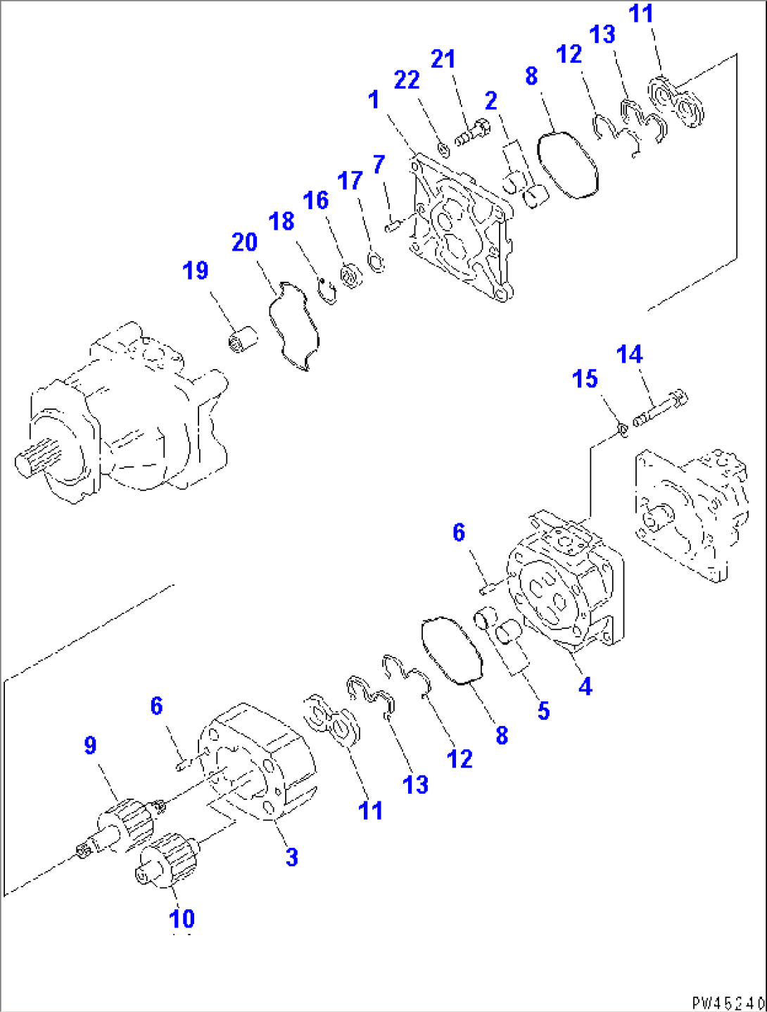 TORQUE CONVERTER AND P.O.C. PUMP (2/3)