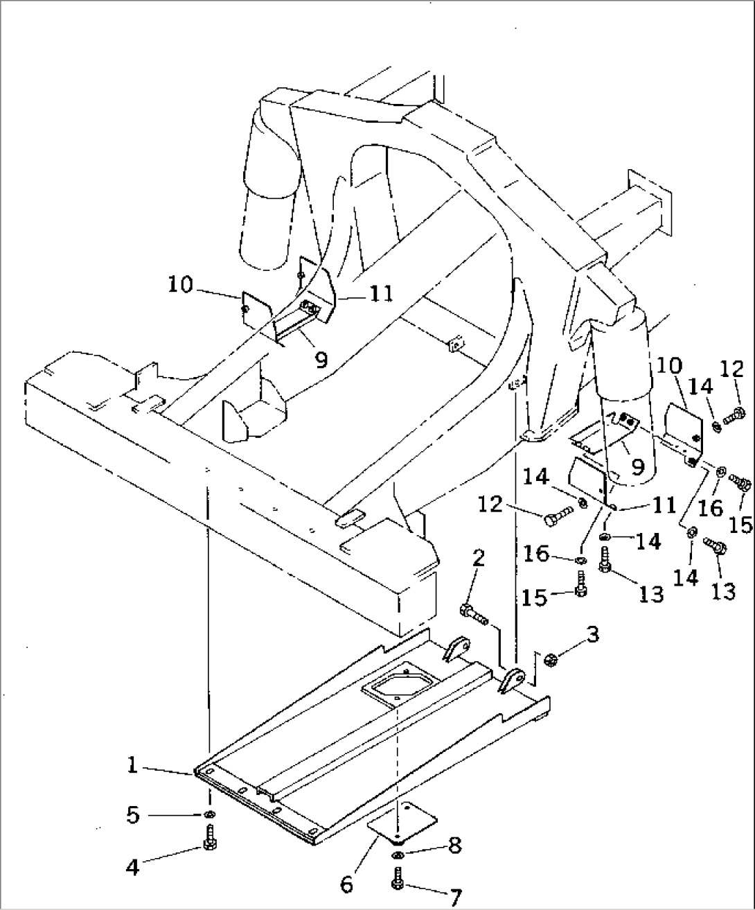 ENGINE UNDER GUARD (4WD SPEC.)(#5001-5999)