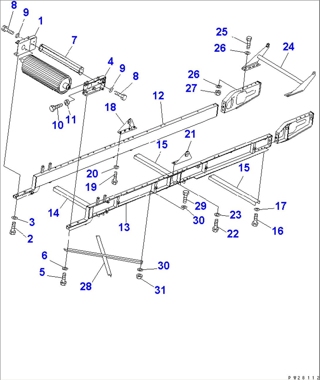 1ST CONVEYOR (1/10)(#1201-)