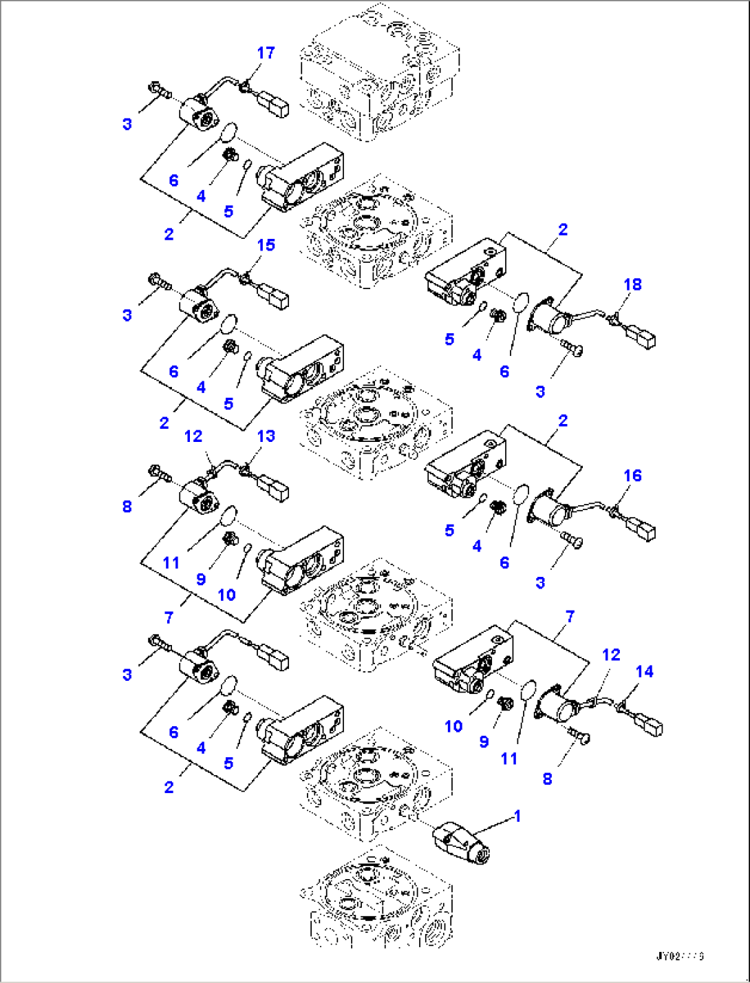 Control Valve, 5-Valve (3/12) (#30001-)