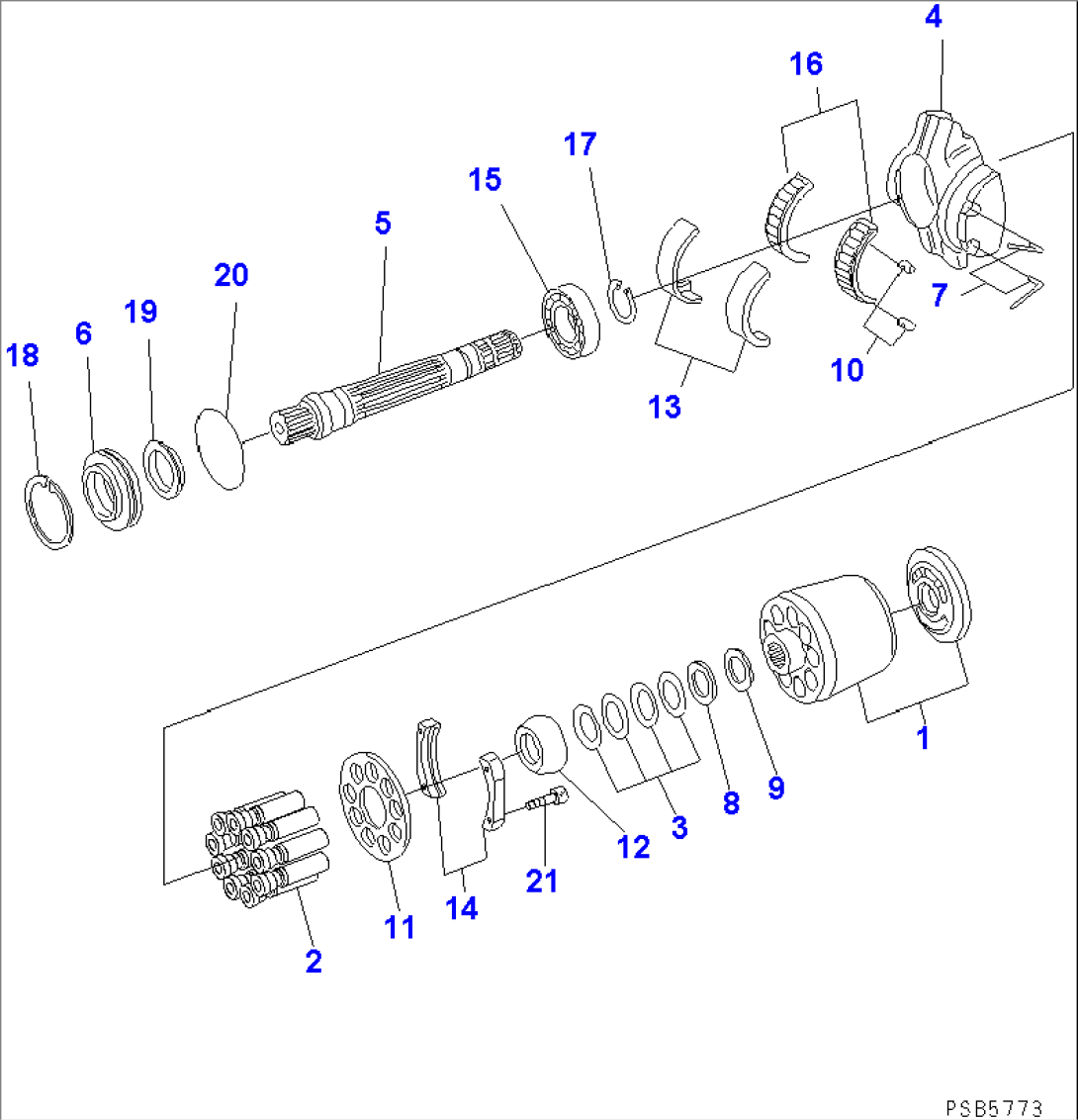 HYDRAULIC MAIN PUMP (2/4)