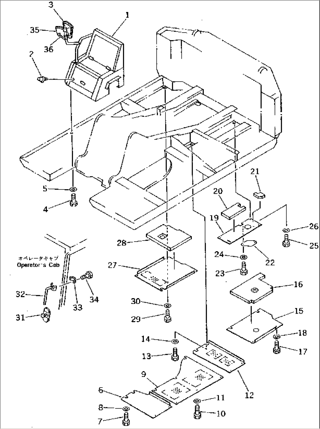 MACHINERY COMPARTMENT (4/4) (NOISE SUPPRESSION SPEC.)(#2301-)