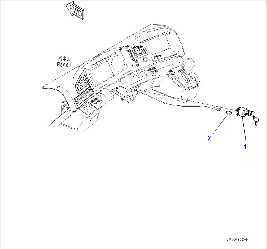 Cab, Starting Switch (#5001-)