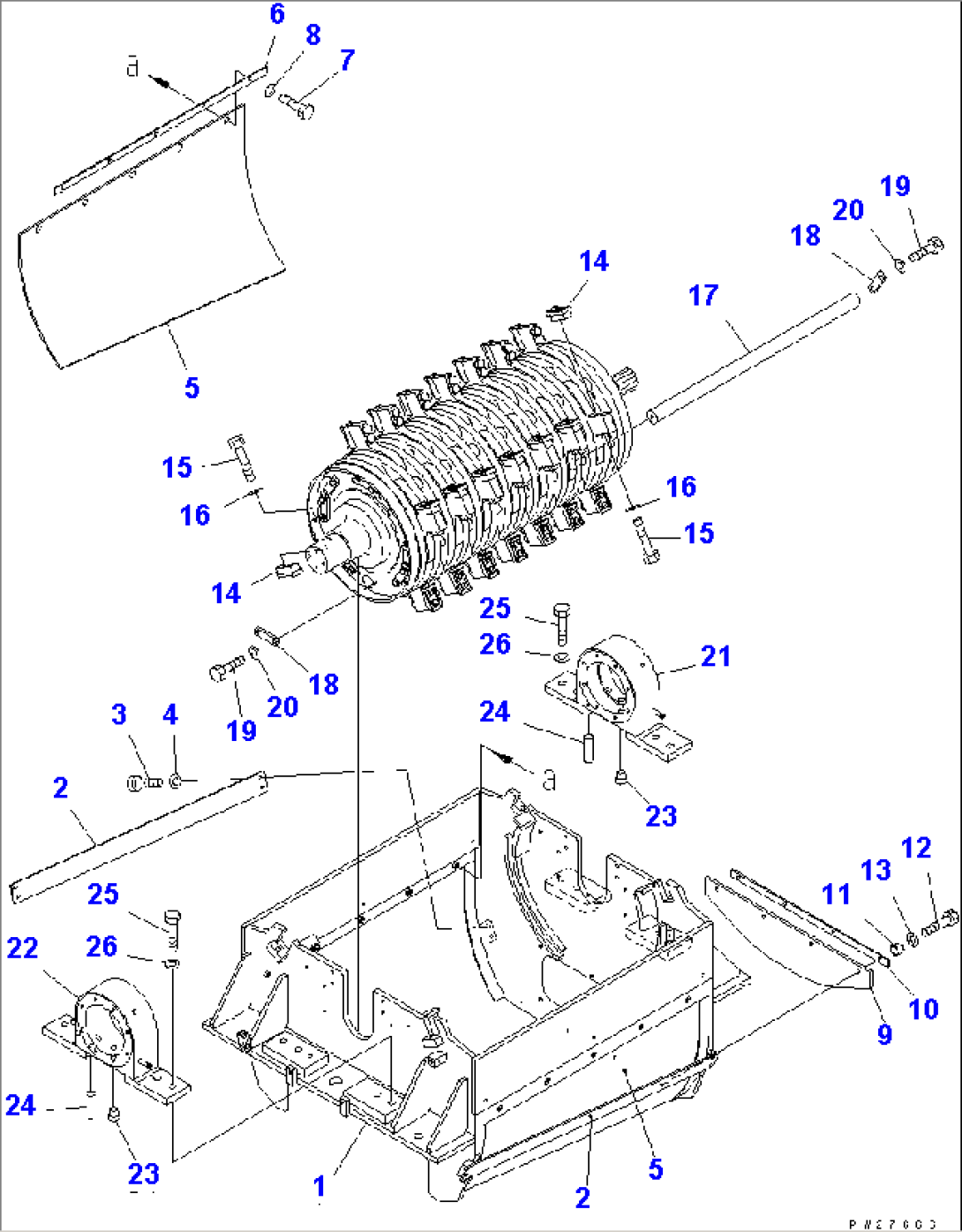 CRUSHER (1/3) (BLOCK BIT TYPE)(#1198-)