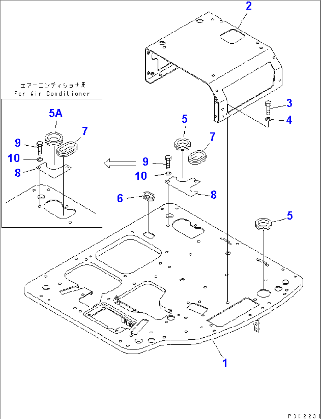 FLOOR FRAME (FLOOR FLAME)