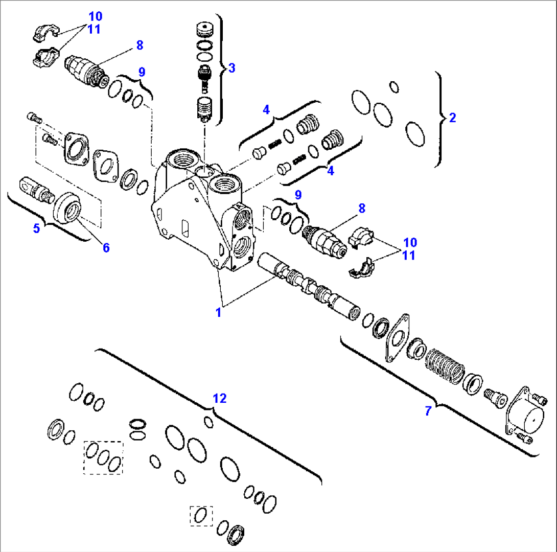 BACKHOE CONTROL VALVE (7/8)